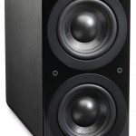 Q Acoustics 3000 Series 3070S Black Leather Active Subwoofer Speaker